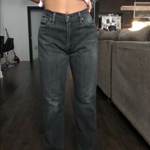 Black Levi 513 Jeans